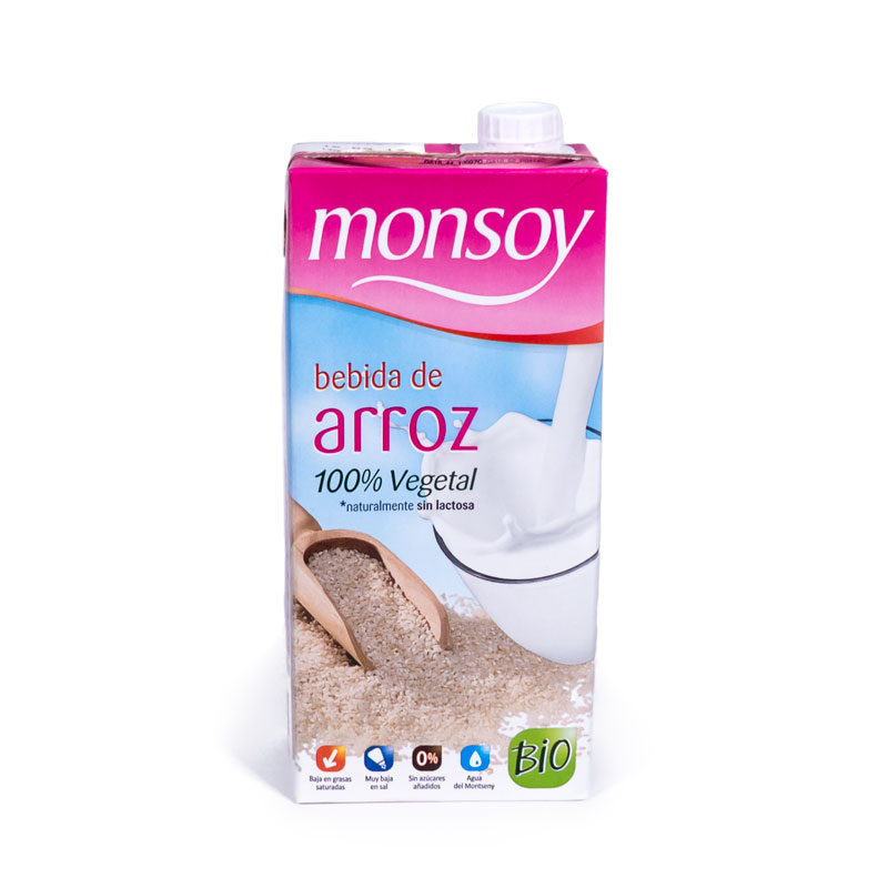 Bebida de arroz 1 L. Monsoy