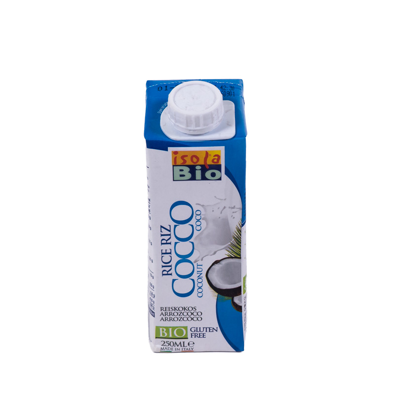 Bebida de arroz y coco 250 ml. Isola