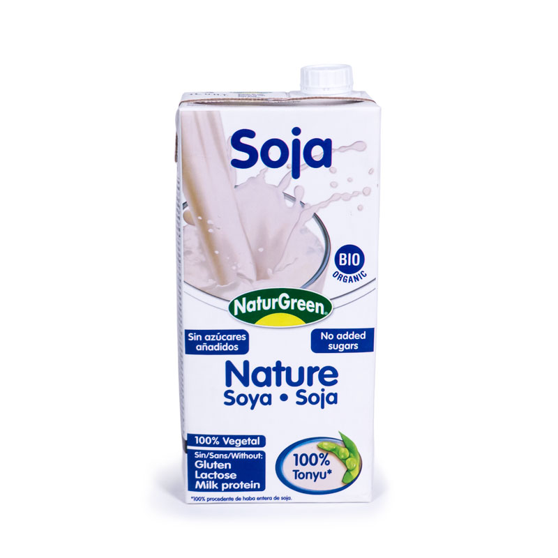 Bebida soja Natural 1L Naturgreen