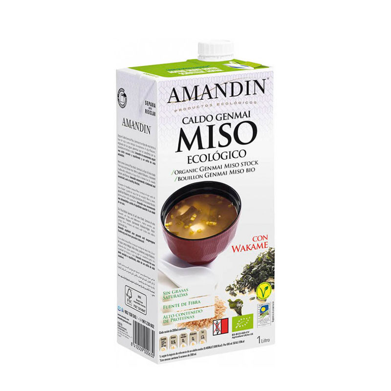 Caldo de Miso 1L Amandin