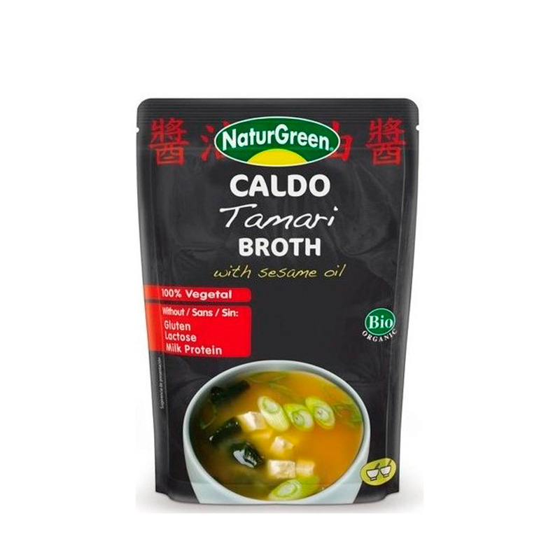 Caldo tamari y sesamo 330 ml Naturgreen