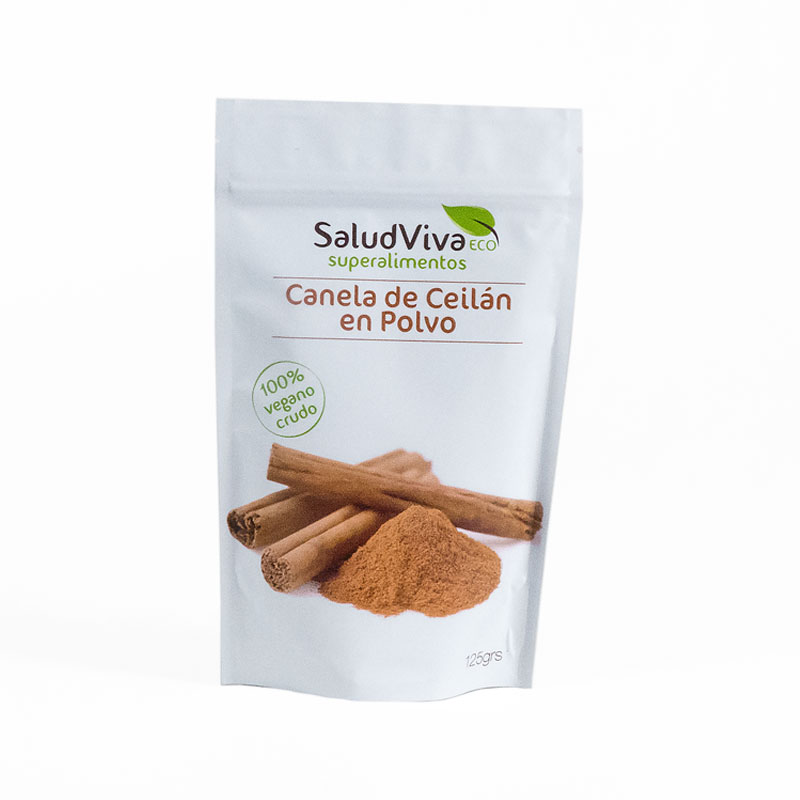 Canela de ceilan en polvo 125 gr. SaludViva