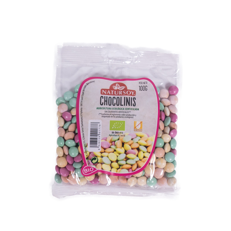 Caramelo chocolini 100 gr Natursoy