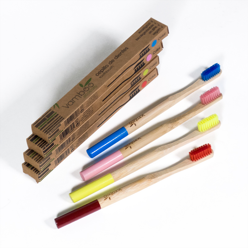 Cepillo dental bambu suave Ecocare