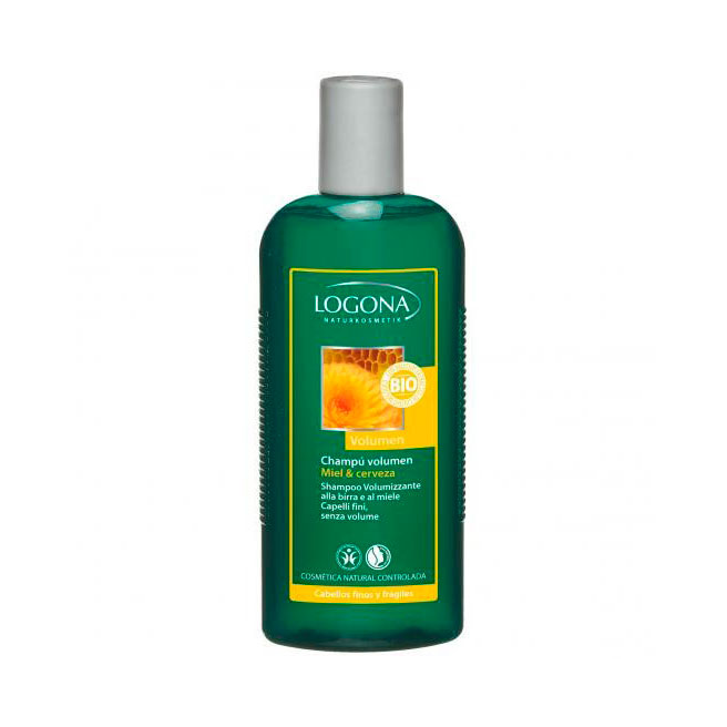 Champu volumen miel y cerveza 250 ml. Logona
