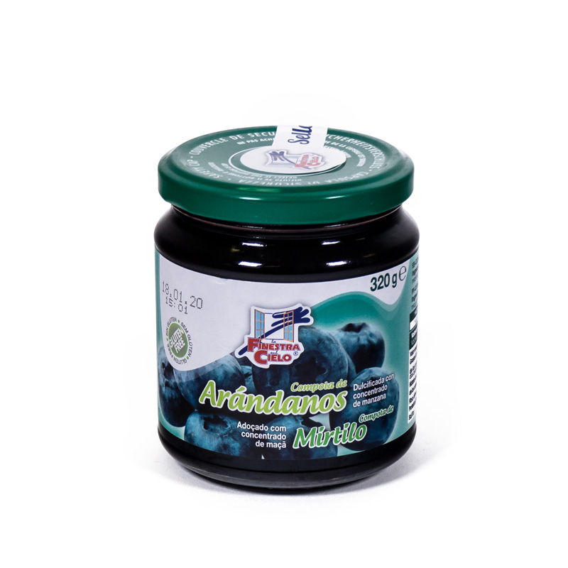 Compota de arandanos 320 gr. La Finestra