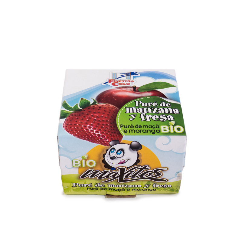 Compota de manzana y fresa 2x100 gr La Finestra