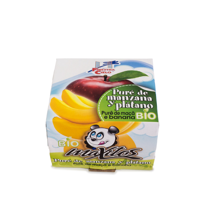Compota de manzana y plátano 2x100 gr La Finestra