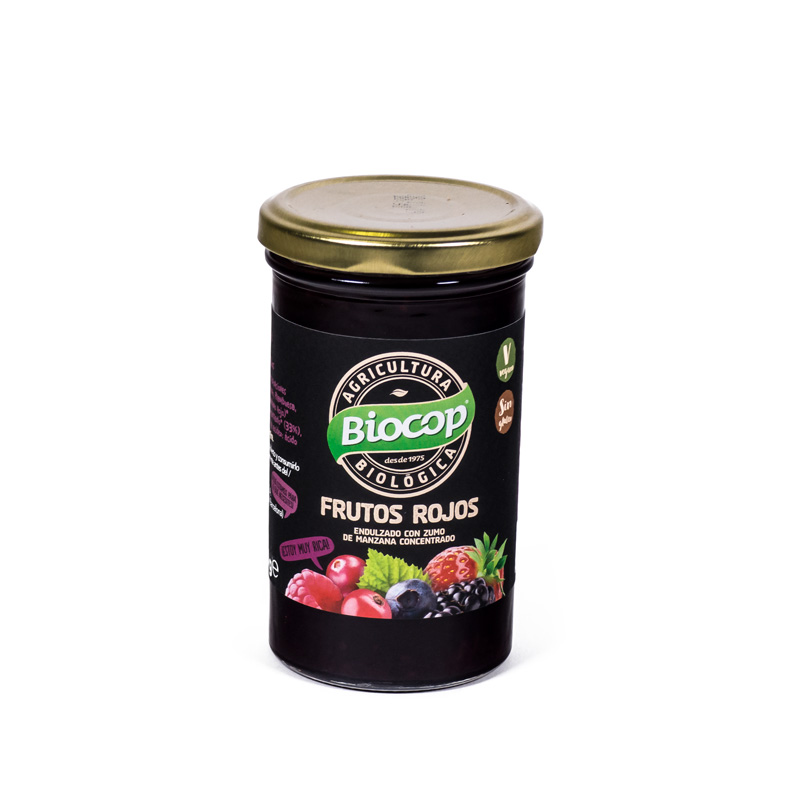 Compota de frutos rojos 280 gr. Biocop