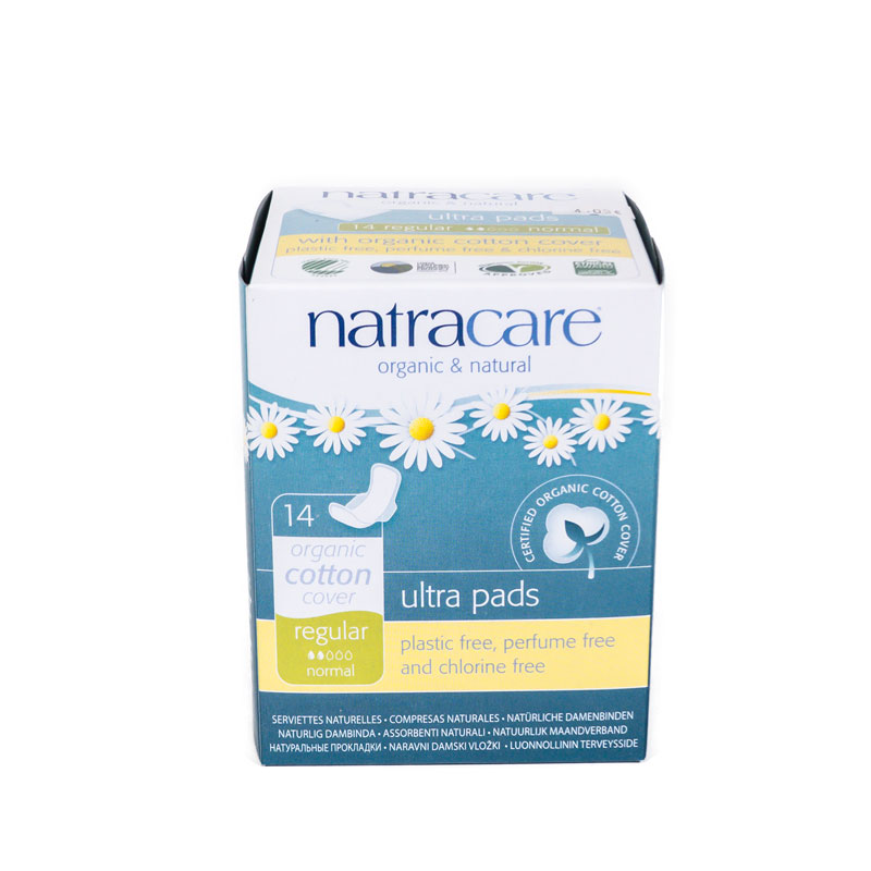 Compresa regular con alas 14 u. Natracare