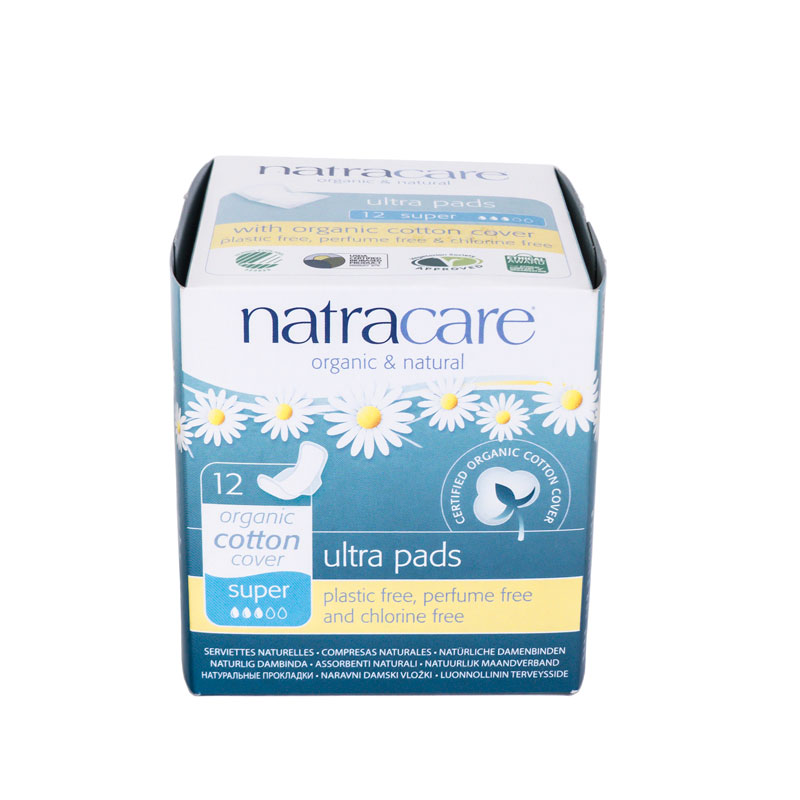 Compresa super con alas 12 u. Natracare