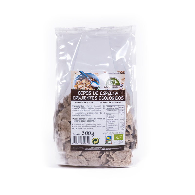 Copos espelta crujientes 200 gr Eco-Salim