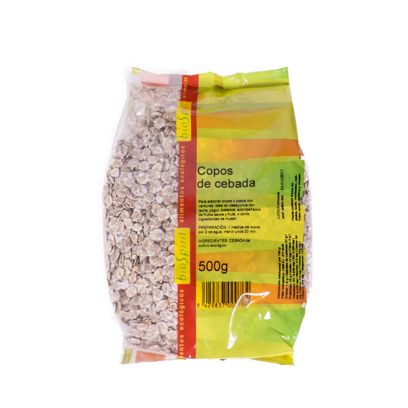 Copos de cebada 500gr Biospirit