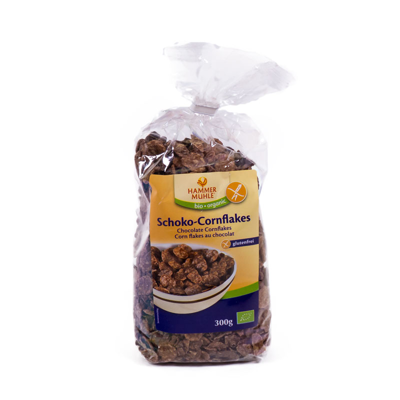 Copos maiz con chocolate sin gluten 250 gr. Hammer