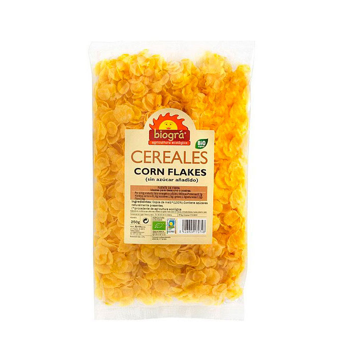 Copos de maiz sin azucar 250gr Biográ