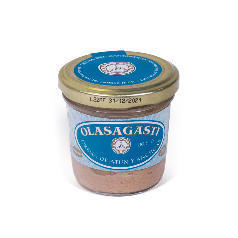 Crema anchoas y atun 110gr Olasagasti