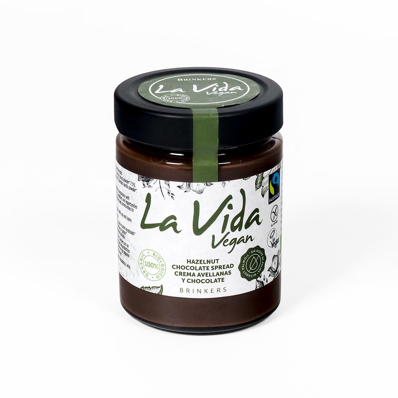 Crema chocolate avellana 270 gr. La Vida Vegan