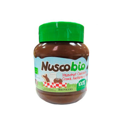 Crema chocolate avellanas 400gr Nuscobio