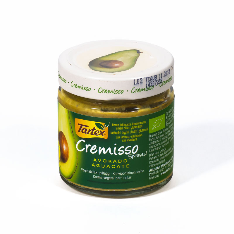Cremisso de aguacate 180 gr. Tartex