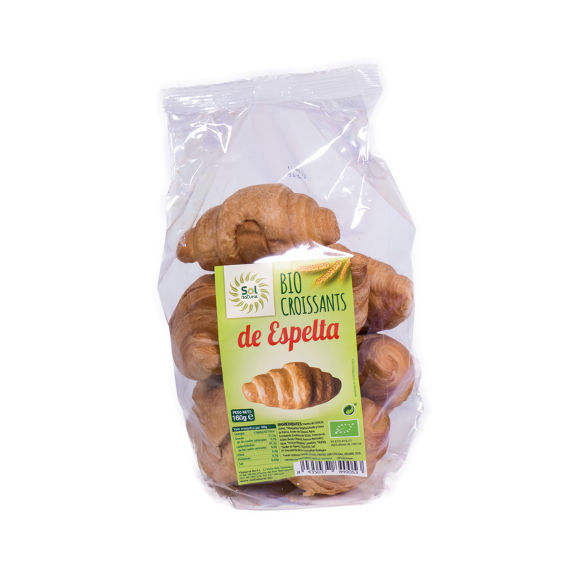 Croisants de espelta 160 gr. Solnatural