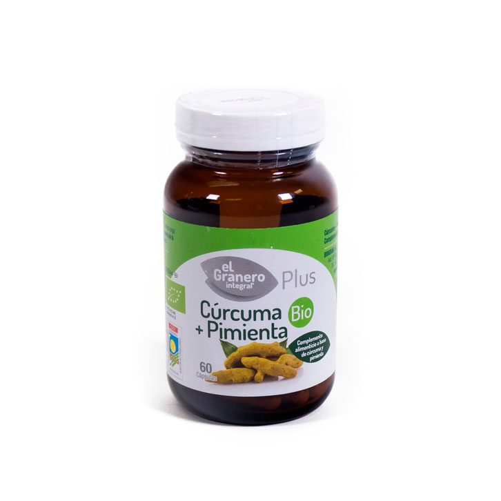 Curcuma+pimienta 60 cap. El Granero
