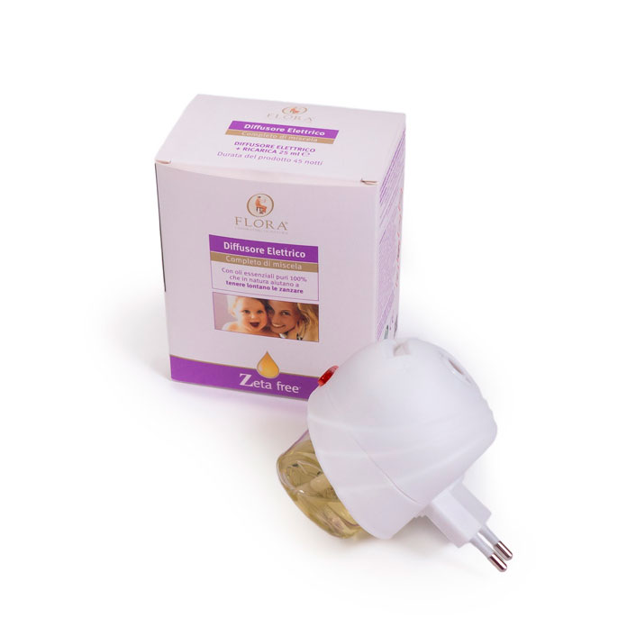 Difusor electrico + recarga 25 ml. Flora