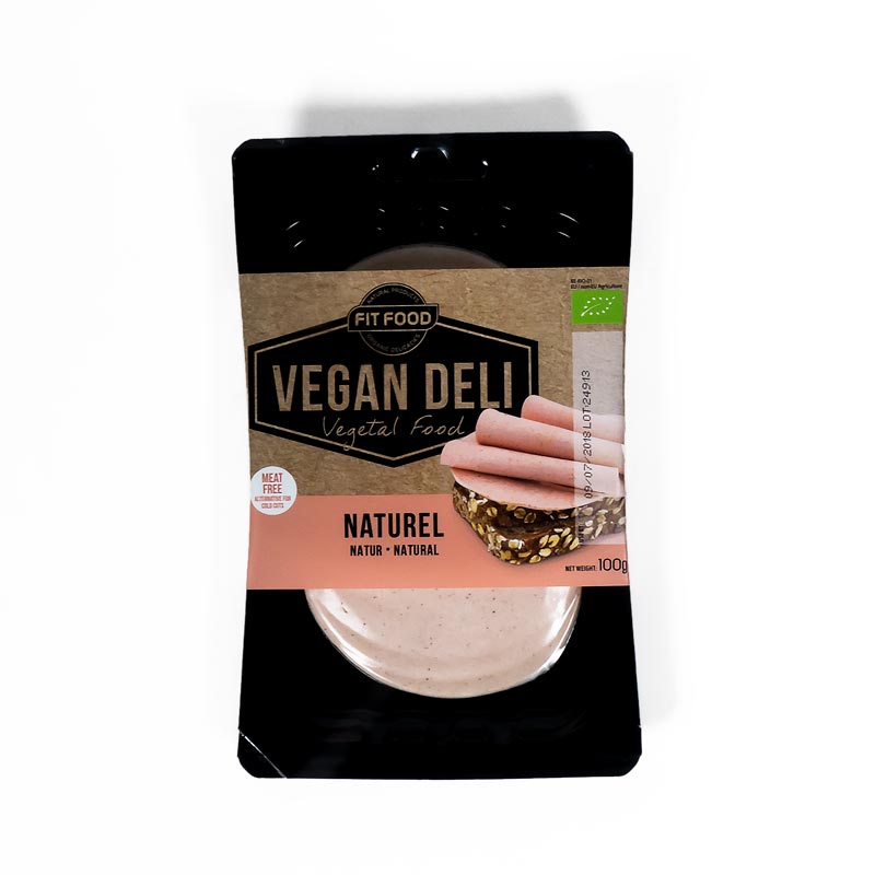Embutido vegano natural 100 gr. Fit Food