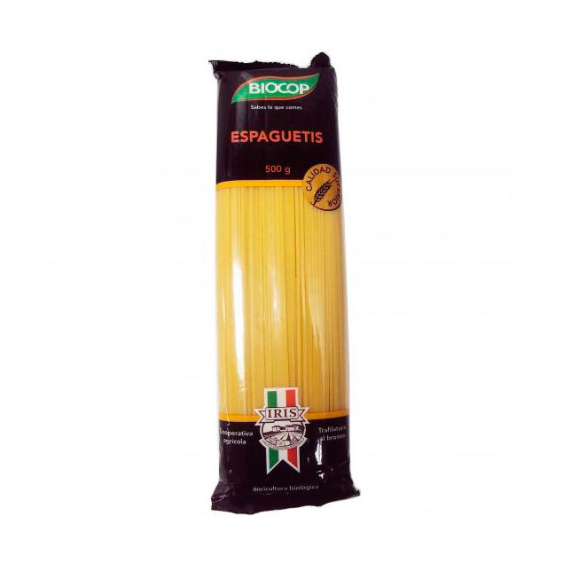 Espaguetis trigo blanco 500 gr. Iris