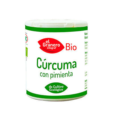 Especiero curcuma + pimienta 75 gr. El Granero