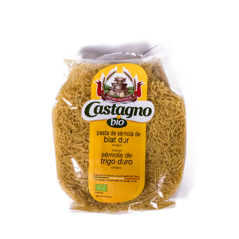 Fideo blanco de trigo 500 gr. Castagno