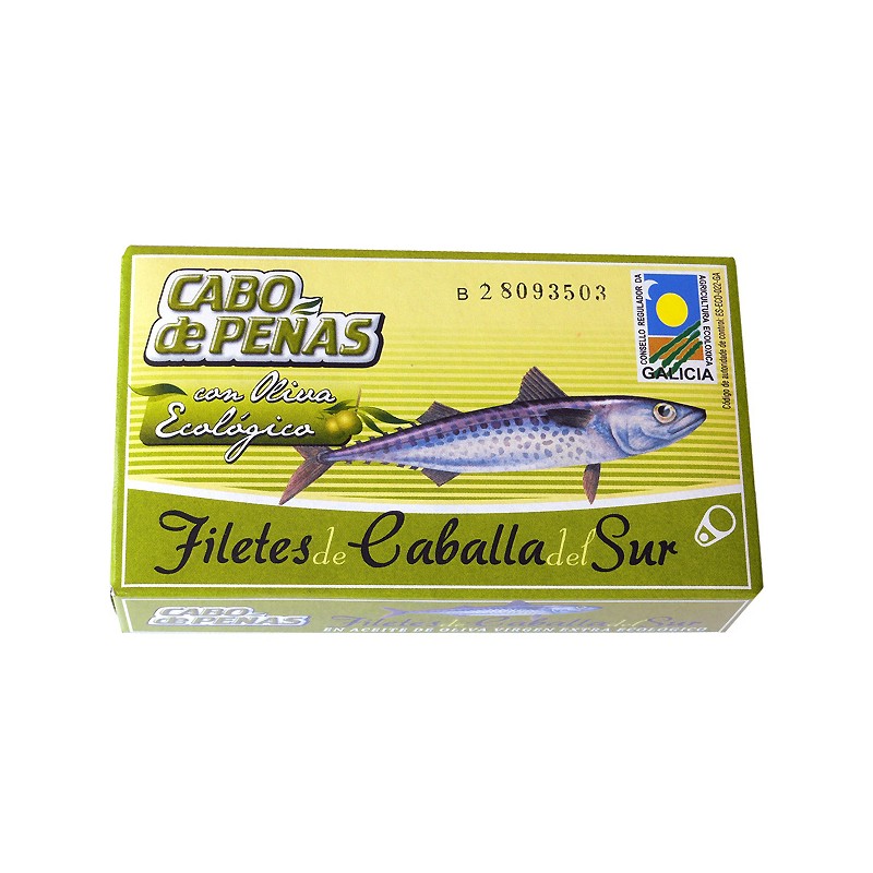 Filete de caballa aceite oliva 90 gr Cabo Peñas