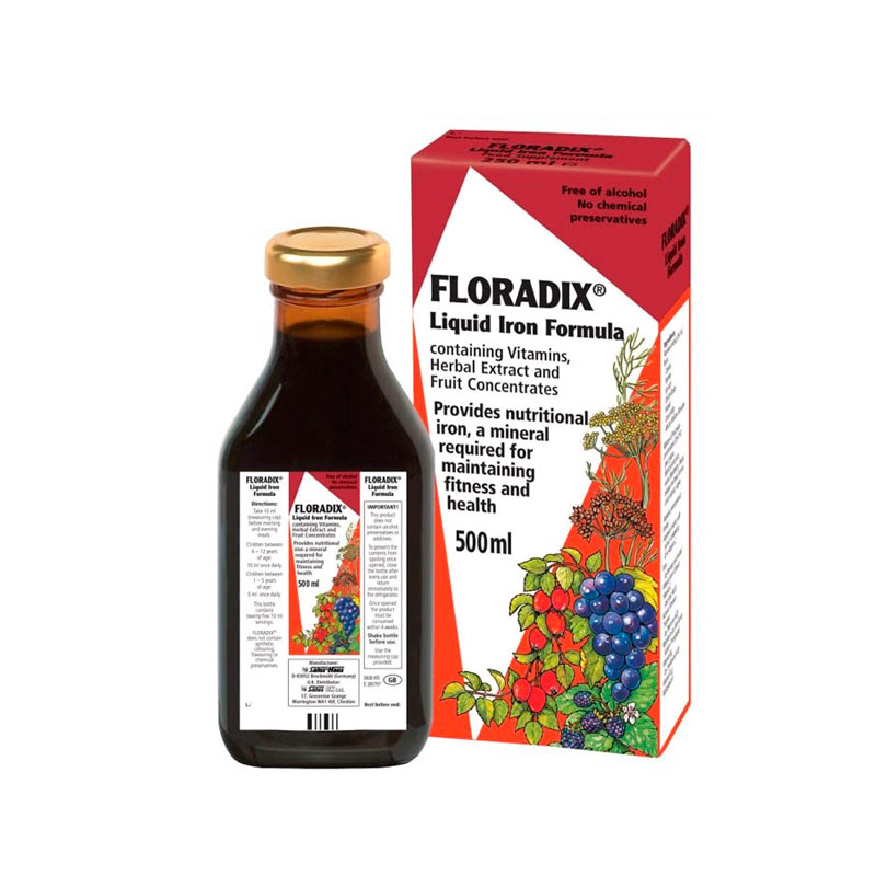 Floradix jarabe 500 ml. Salus