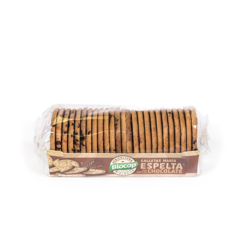 Galleta espelta chocolate 200 gr. Biocop