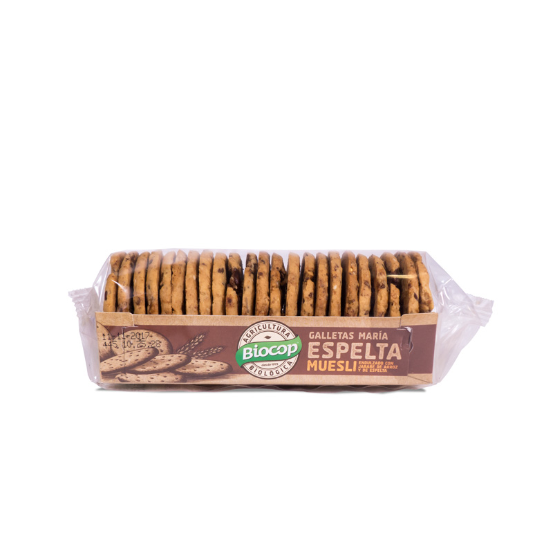 Galleta espelta muesli 200 gr. Biocop