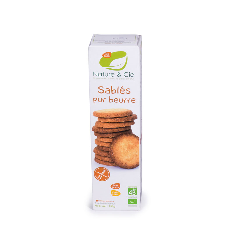 Galleta mantequilla sin gluten 135 gr. Nature