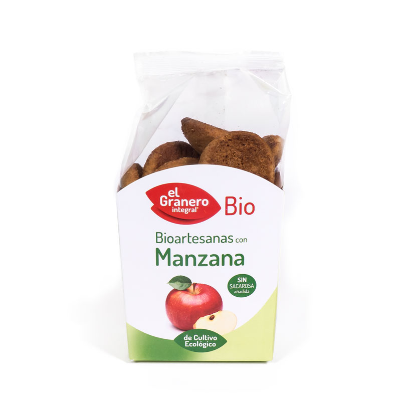 Galletas artesanas manzana 250 gr. El Granero