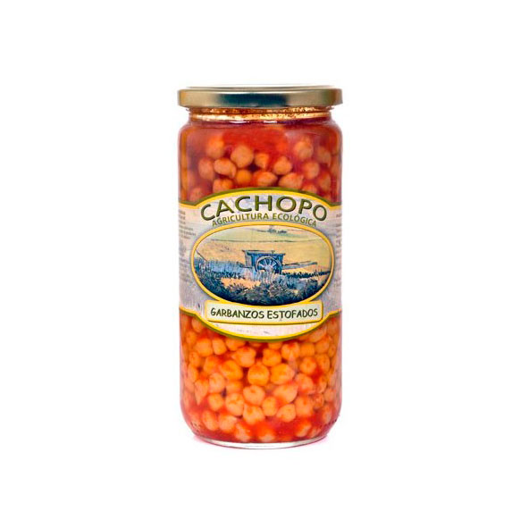 Garbanzos estofados 720 gr. Cachopo