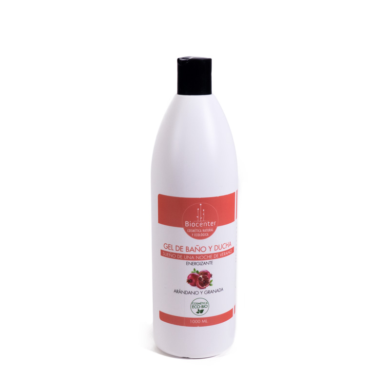 Gel ducha arandano y granada 1 L. Biocenter