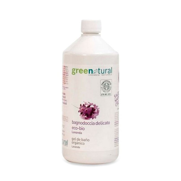 Gel ducha de lavanda 1 L. Greenatural