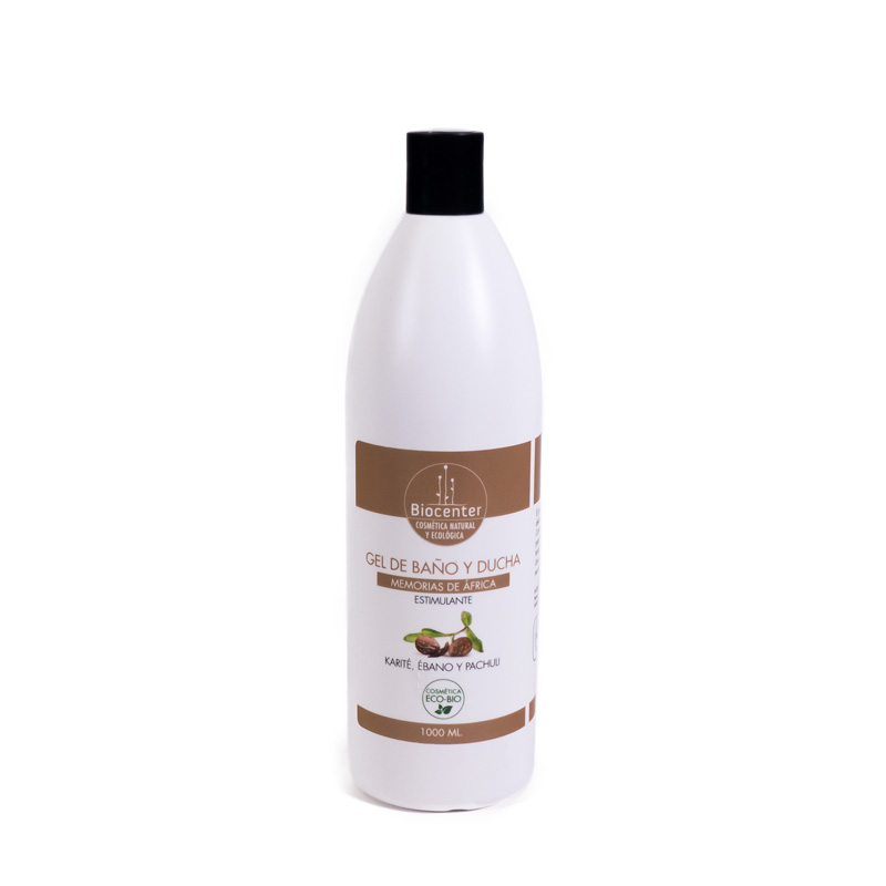 Gel ducha karite, ebano y pachuli 1 L. Biocenter