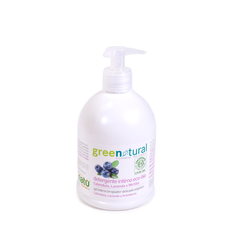 Gel intimo calendula, arandano 500 ml Greenatural