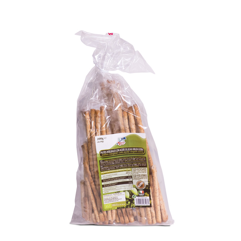 Palitos integrales con aceite de oliva 200 gr. Finestra