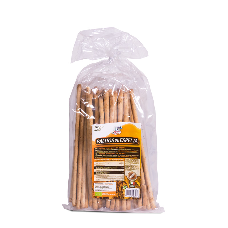 Palitos de espelta integral 200 gr. Finestra