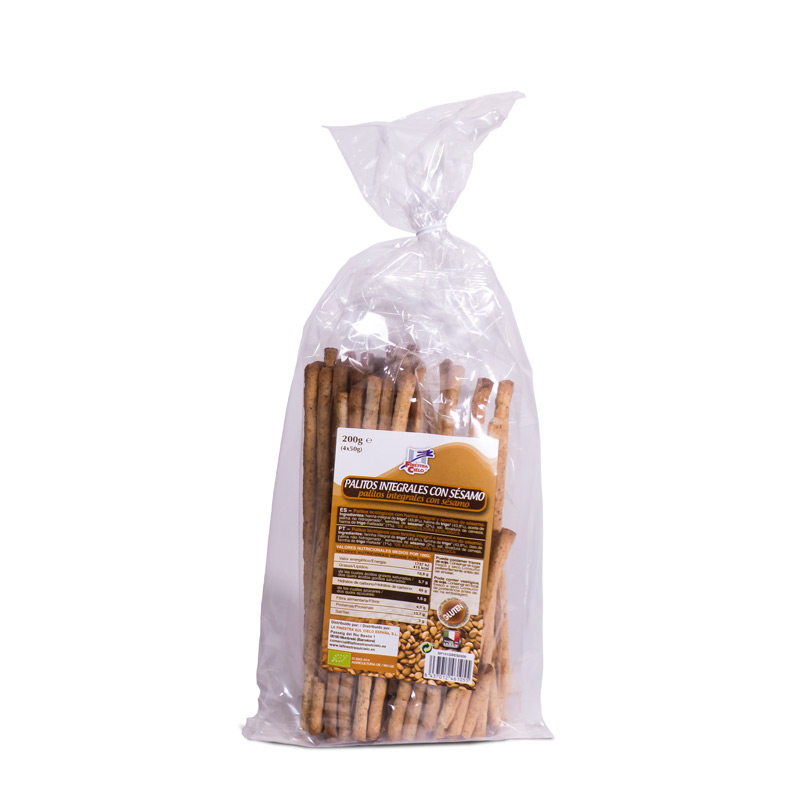 Palitos integrales con sesamo 200 gr. Finestra