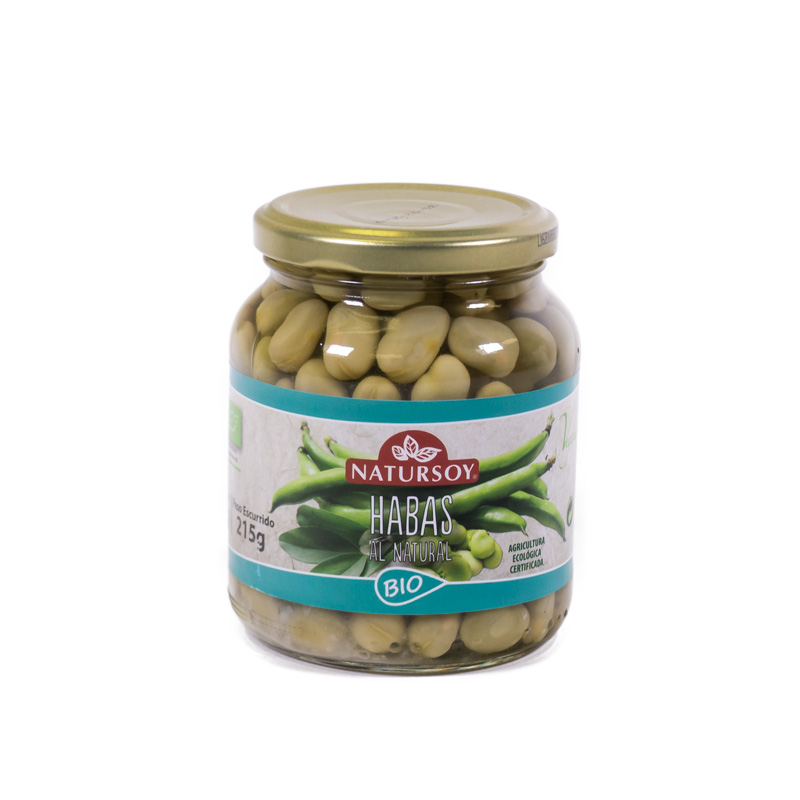Habas al natural 350 gr Natursoy