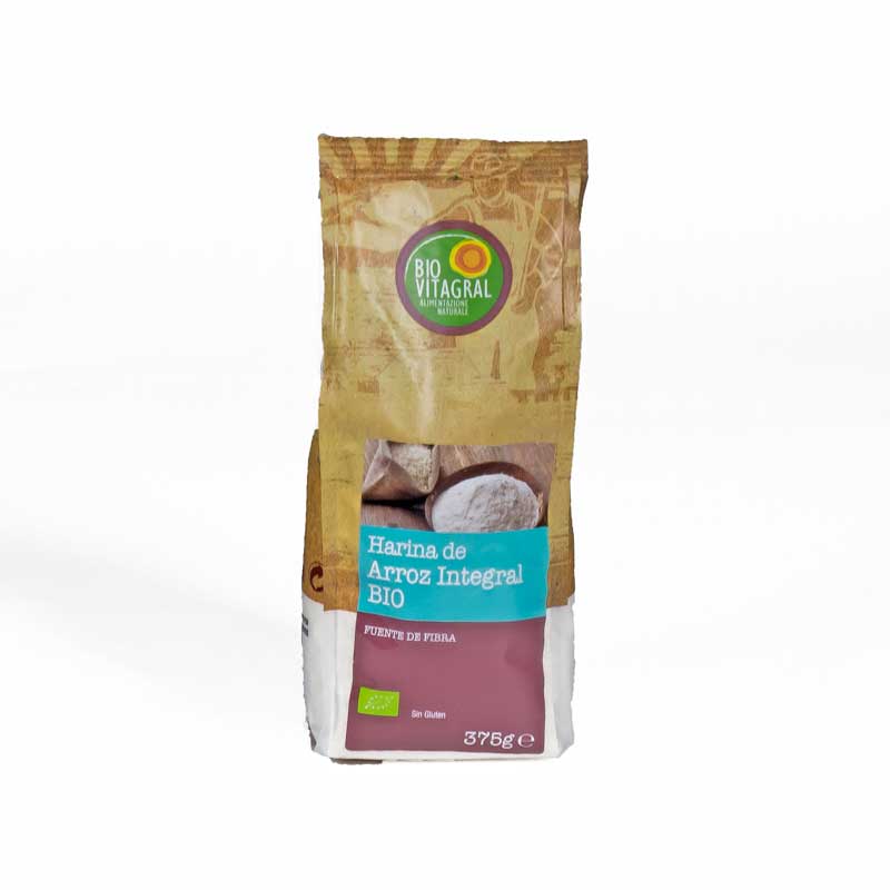 Harina arroz integral 375 gr. Biovitagral