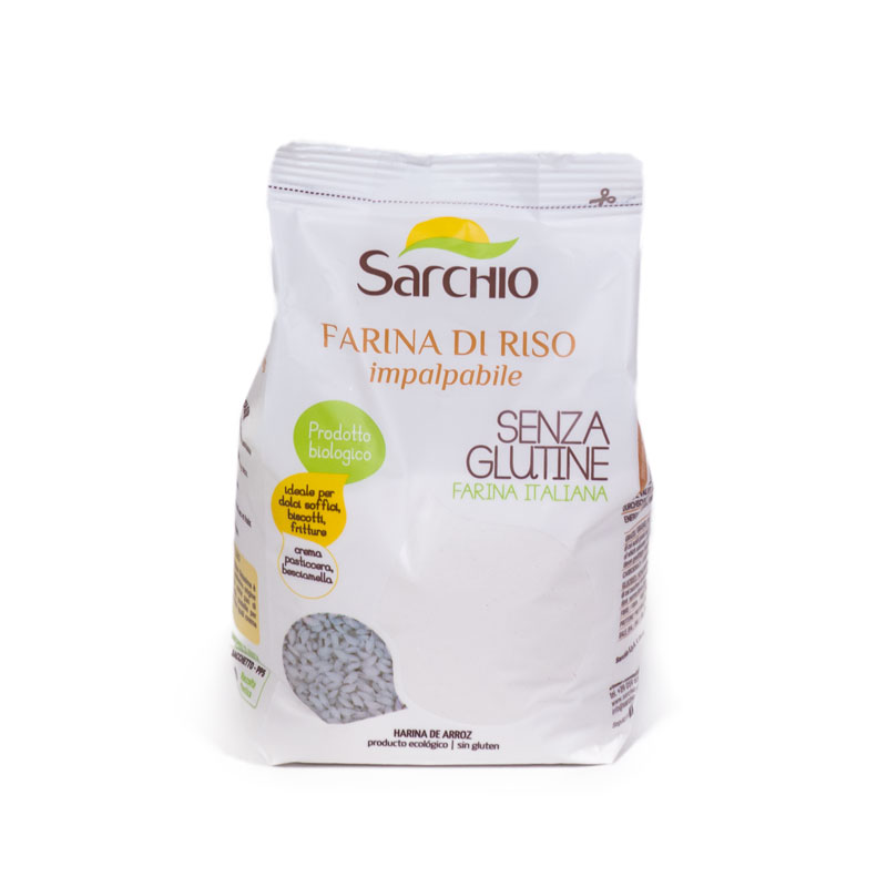 Harina de arroz 500 gr. Sarchio