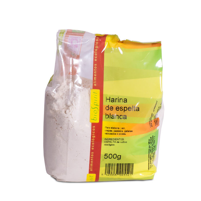 Harina de espelta blanca 500gr Biospirit