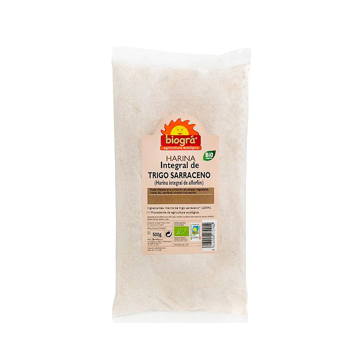 Harina trigo sarraceno 500 gr Biográ
