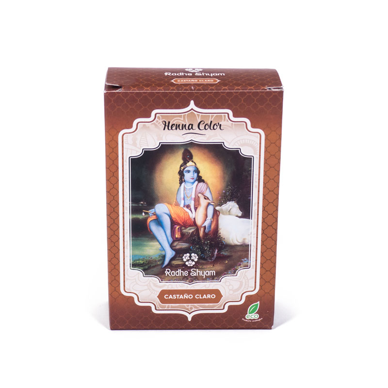 Henna castaño claro 100 gr. Radhe Shyam